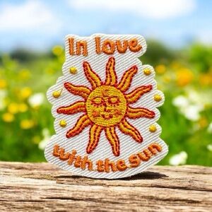Sun Embroidered Patch